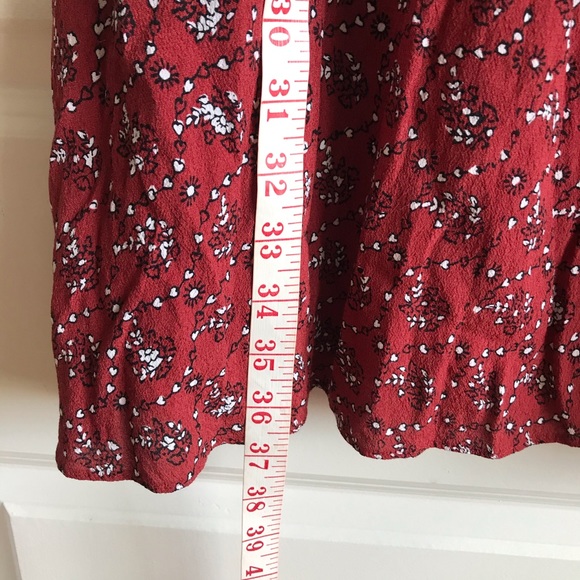 & Other Stories Red Floral Dresw - Picture 4 of 7